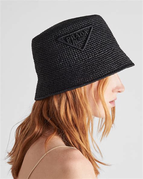 black prada visor|Prada Bucket Hats & Hats for Women .